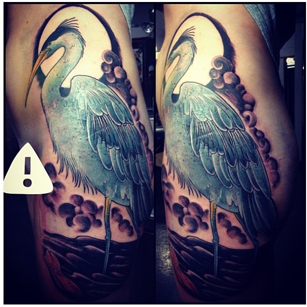 heron in Neo Traditional Tattoos  Search in 13M Tattoos Now  Tattoodo