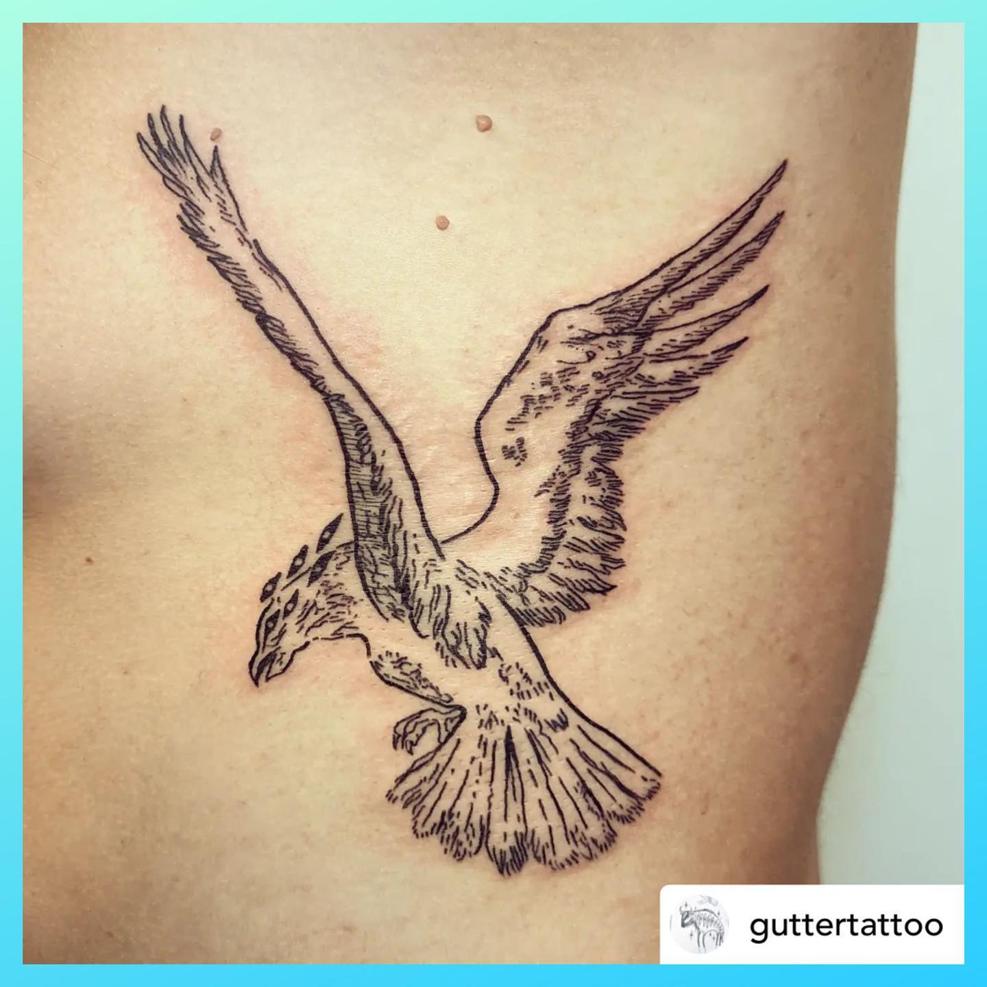 Tattoo by @guttertattoo Link in bio to book. 🦅